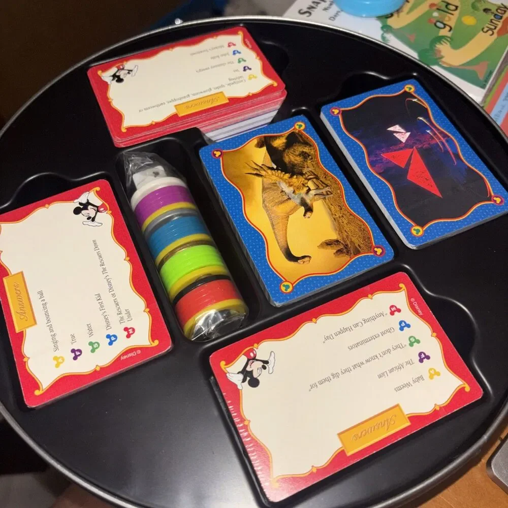 Disney Trivia The Sequel 2  Game 2001 Collectors Tin Excellent Condition